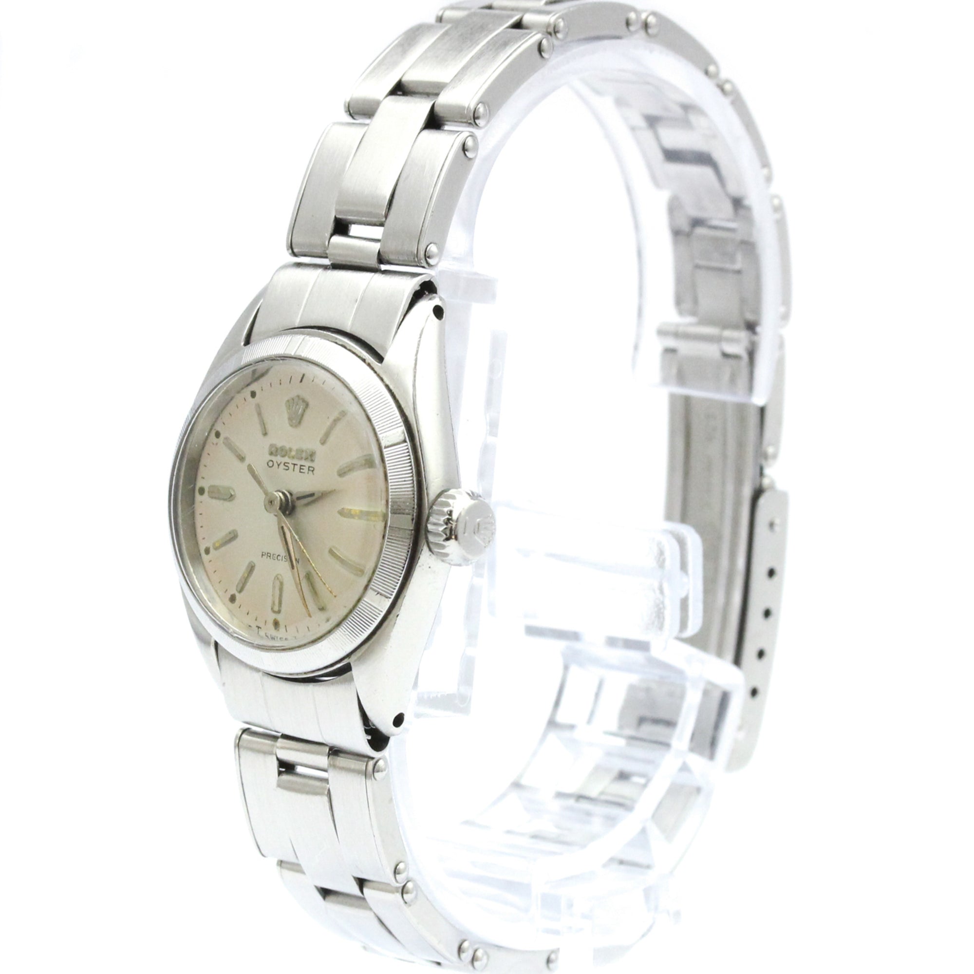Rolex Oyster Precision Steel Watch (Pre-Owned)
