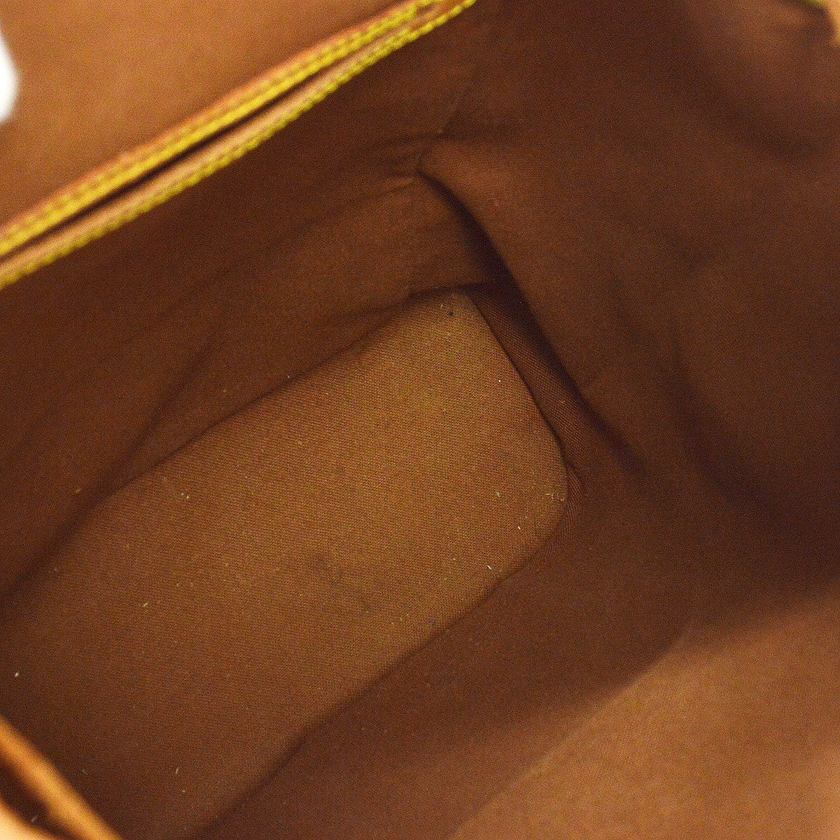 Louis Vuitton Vintage Montsouris Monogram Canvas Brown Canvas Backpack Bag (Pre-Owned)
