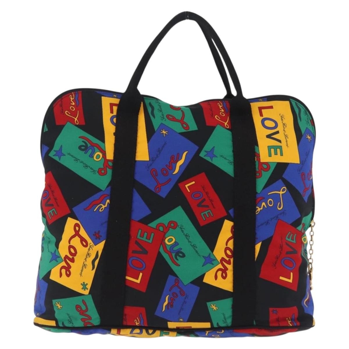 Saint Laurent Vintage Nylon Multicolour Nylon Handbag (Pre-Owned)