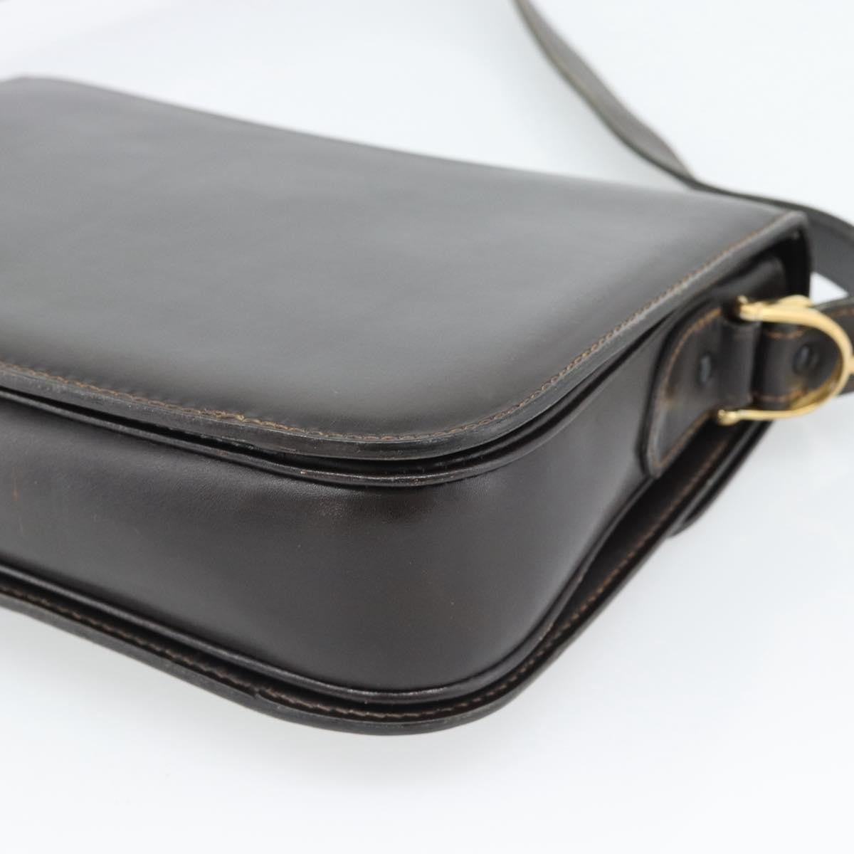 Celine Horse Carriage Leather Brown Leather Shoulder Bag Bag (Pre-Owned)