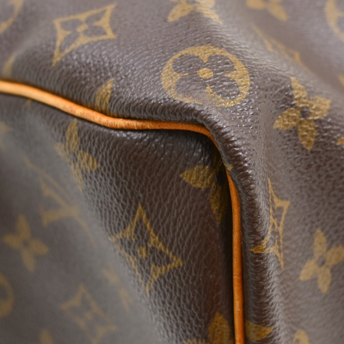 Louis Vuitton Keepall Monogram Brown Canvas Travel Bag Bag (Pre-Owned)
