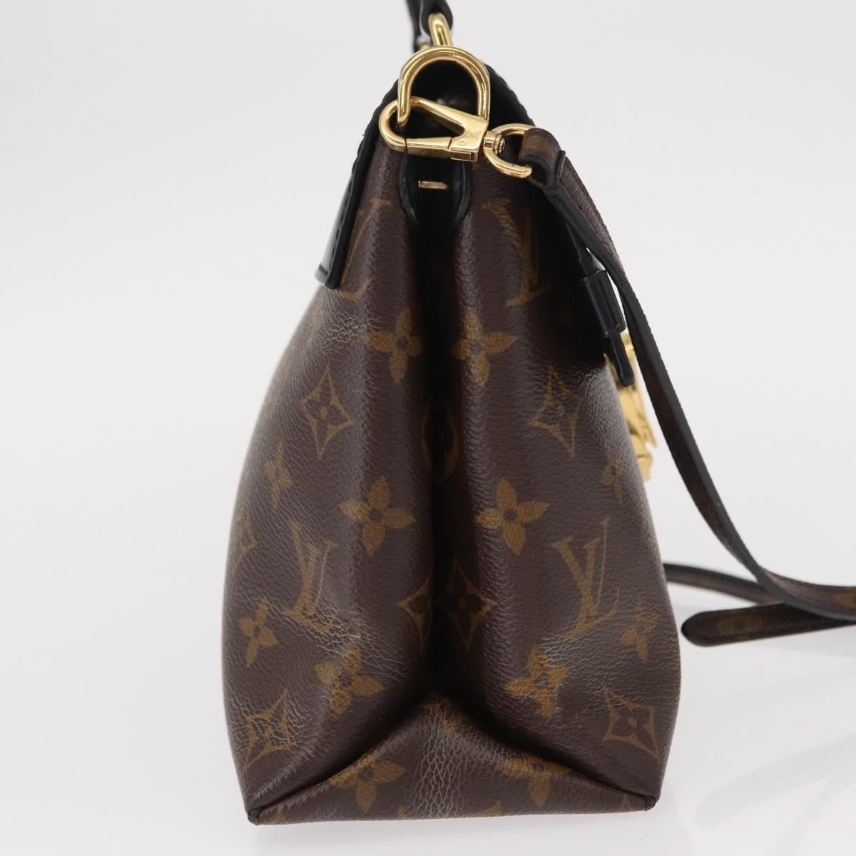 Louis Vuitton One Handle Flap Monogram Canvas And Leather Brown Canvas Handbag (Pre-Owned)