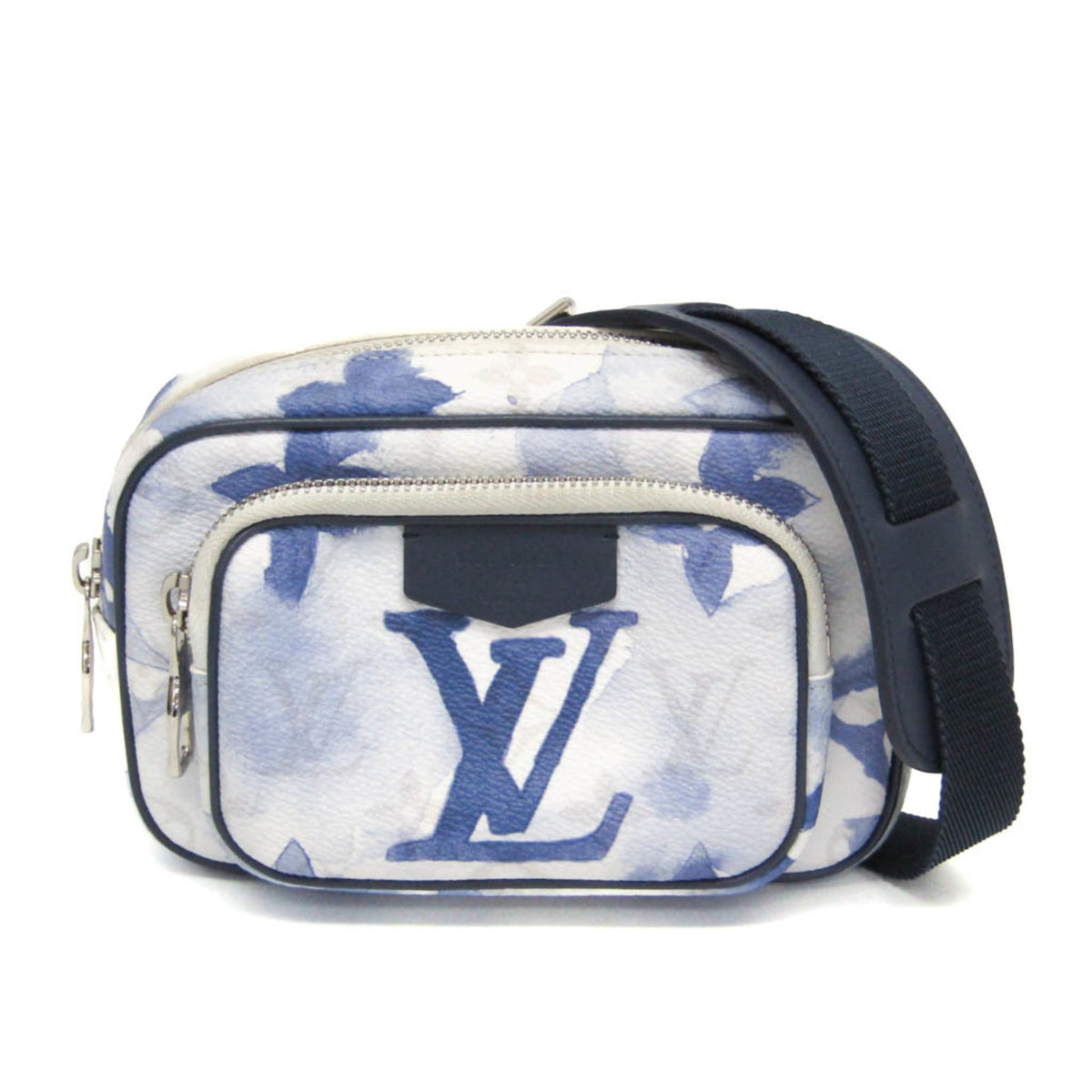 Louis Vuitton Outdoor Pouch Limited Edition Monogram Watercolor Canvas Blue Canvas Clutche & Pouche Bag (Pre-Owned)
