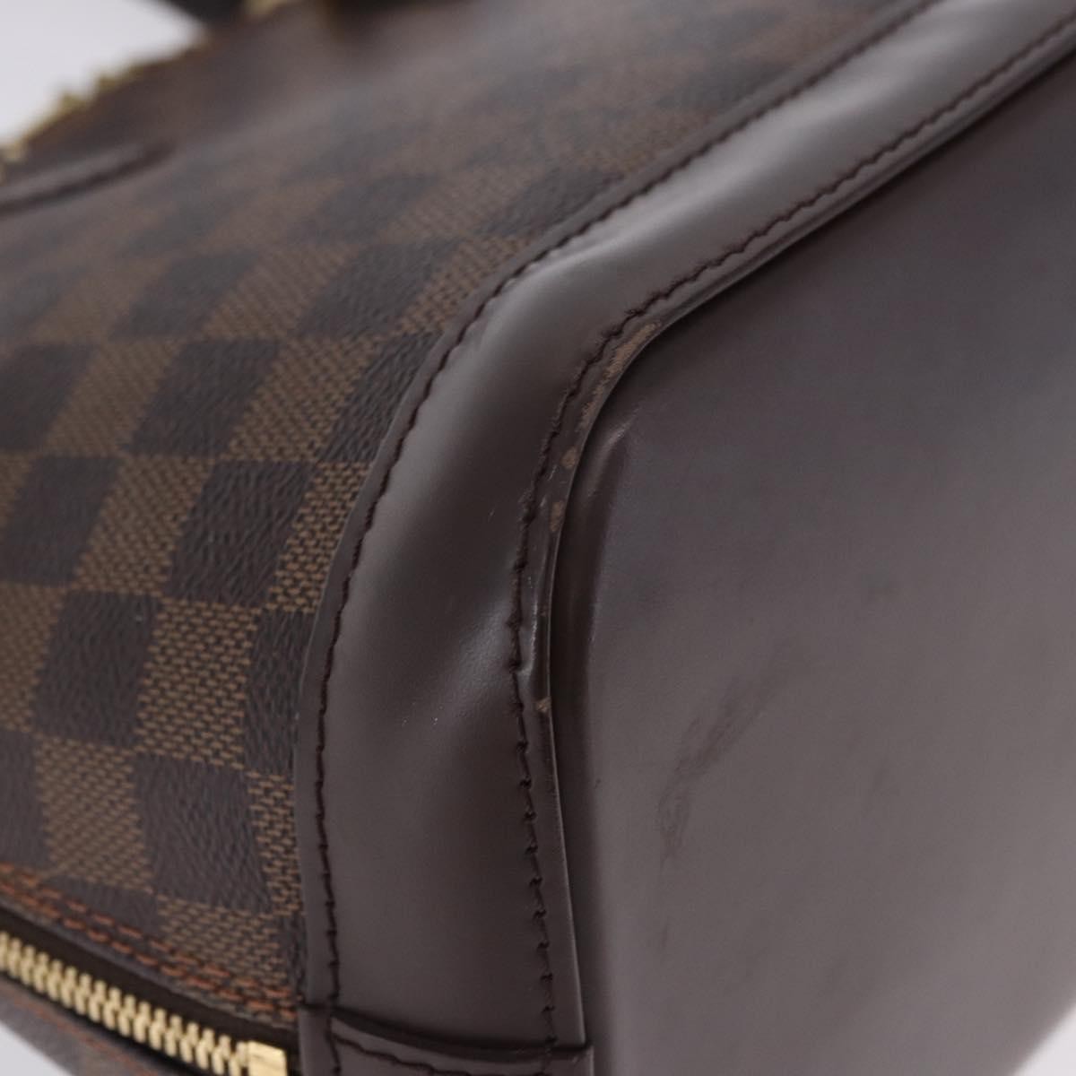 Louis Vuitton Alma Damier Brown Canvas Handbag (Pre-Owned)