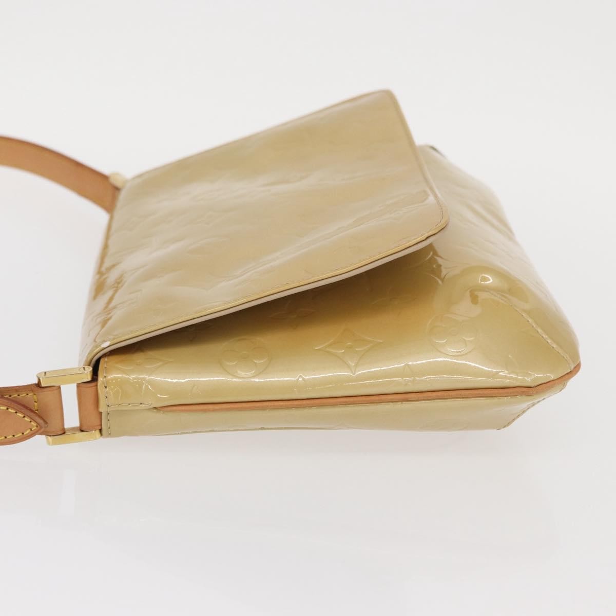 Louis Vuitton Thompson Street Monogram Vernis Beige Patent_Leather Shoulder Bag Bag (Pre-Owned)