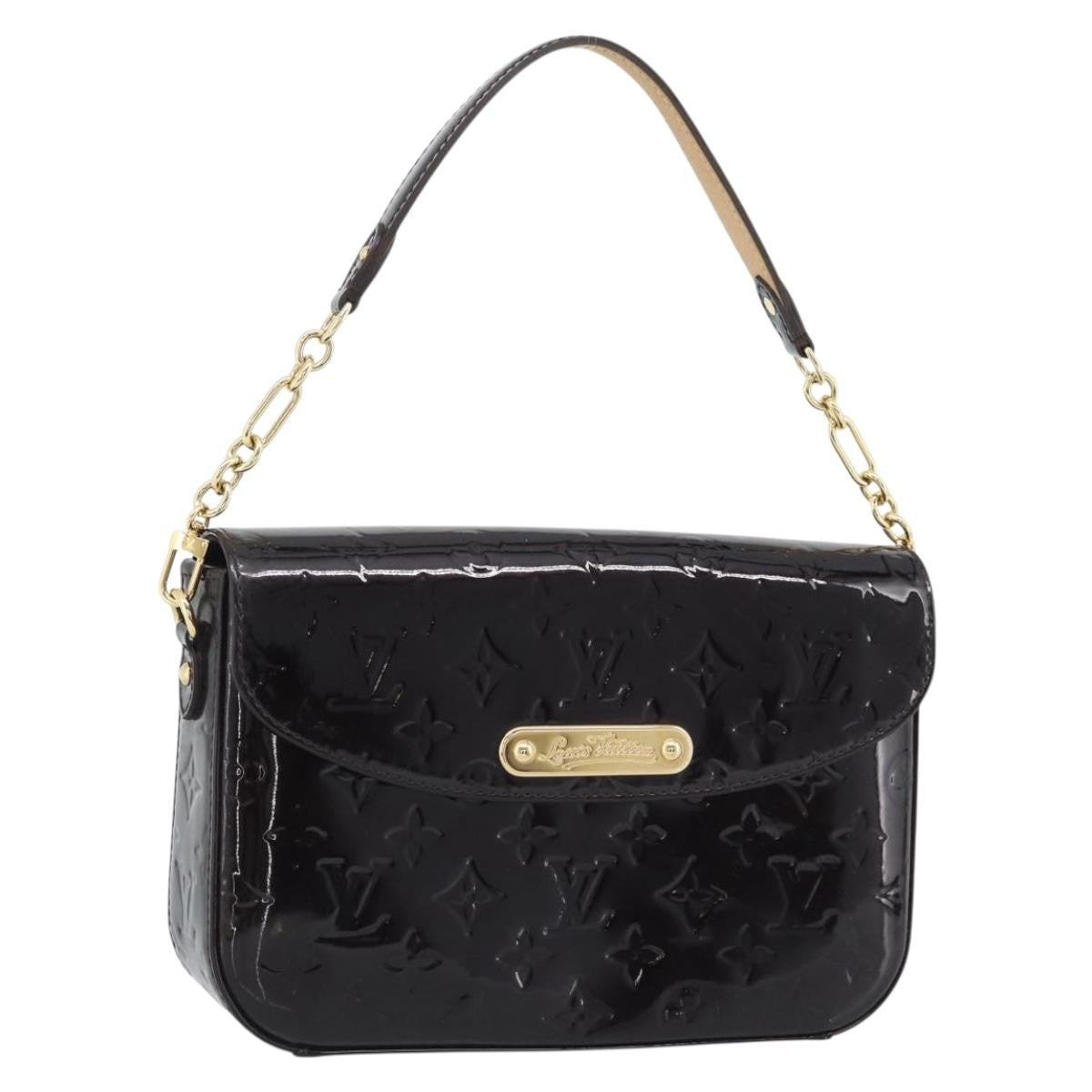 Louis Vuitton Rodeo Drive Monogram Vernis Black Patent_Leather Handbag (Pre-Owned)
