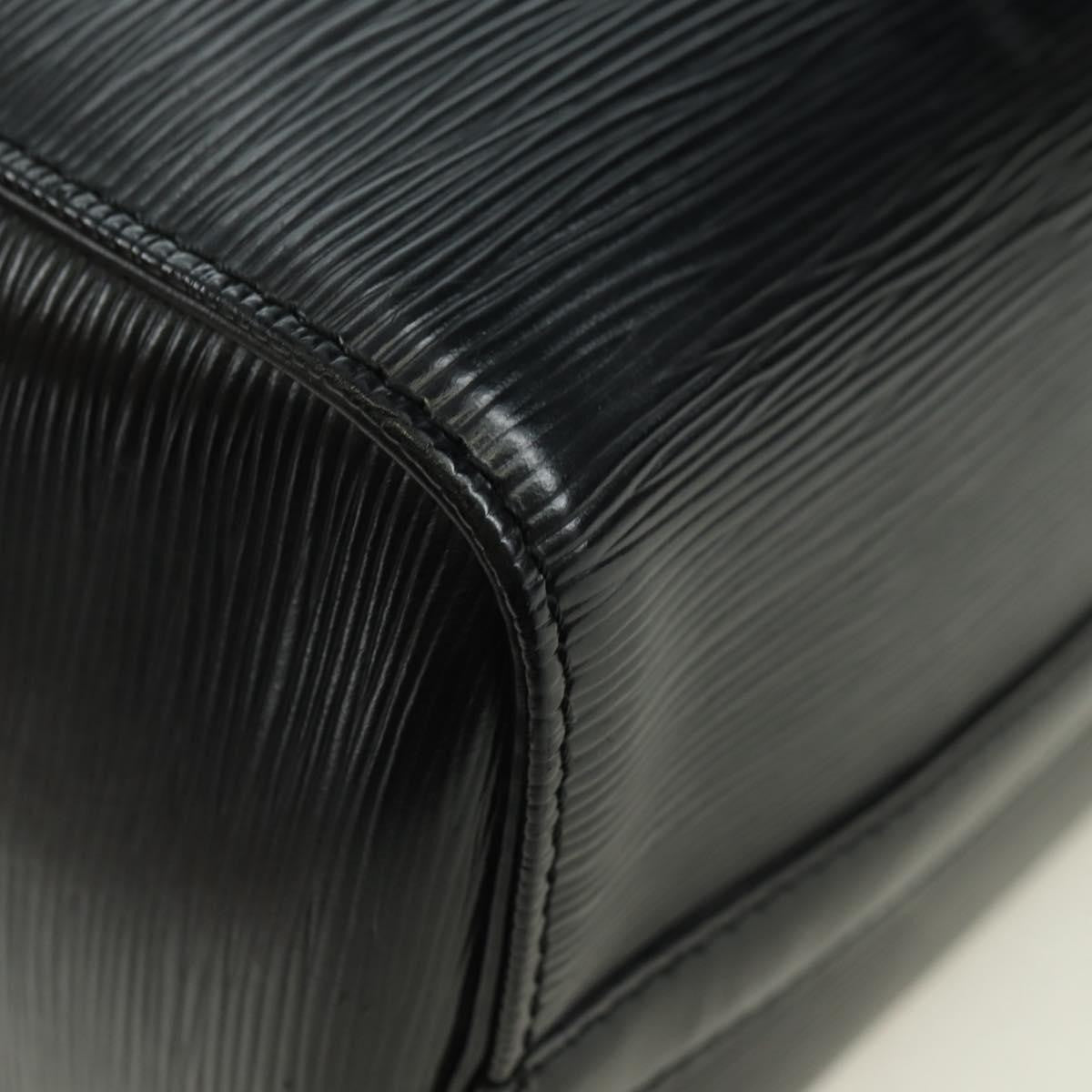 Louis Vuitton Speedy Epi Leather Black Leather Handbag (Pre-Owned)