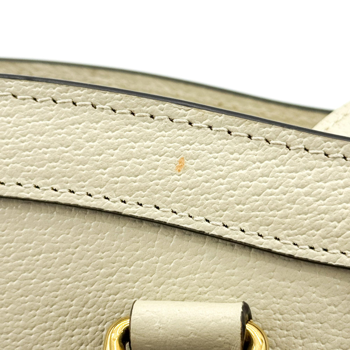 Gucci Diana Nm Bamboo Handle Leather White Leather Tote Bag Bag (Pre-Owned)