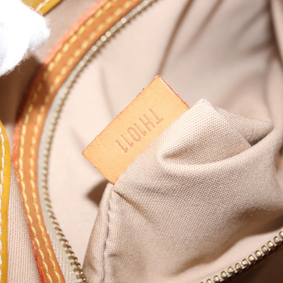 Louis Vuitton Reade Monogram Vernis Beige Patent_Leather Handbag (Pre-Owned)