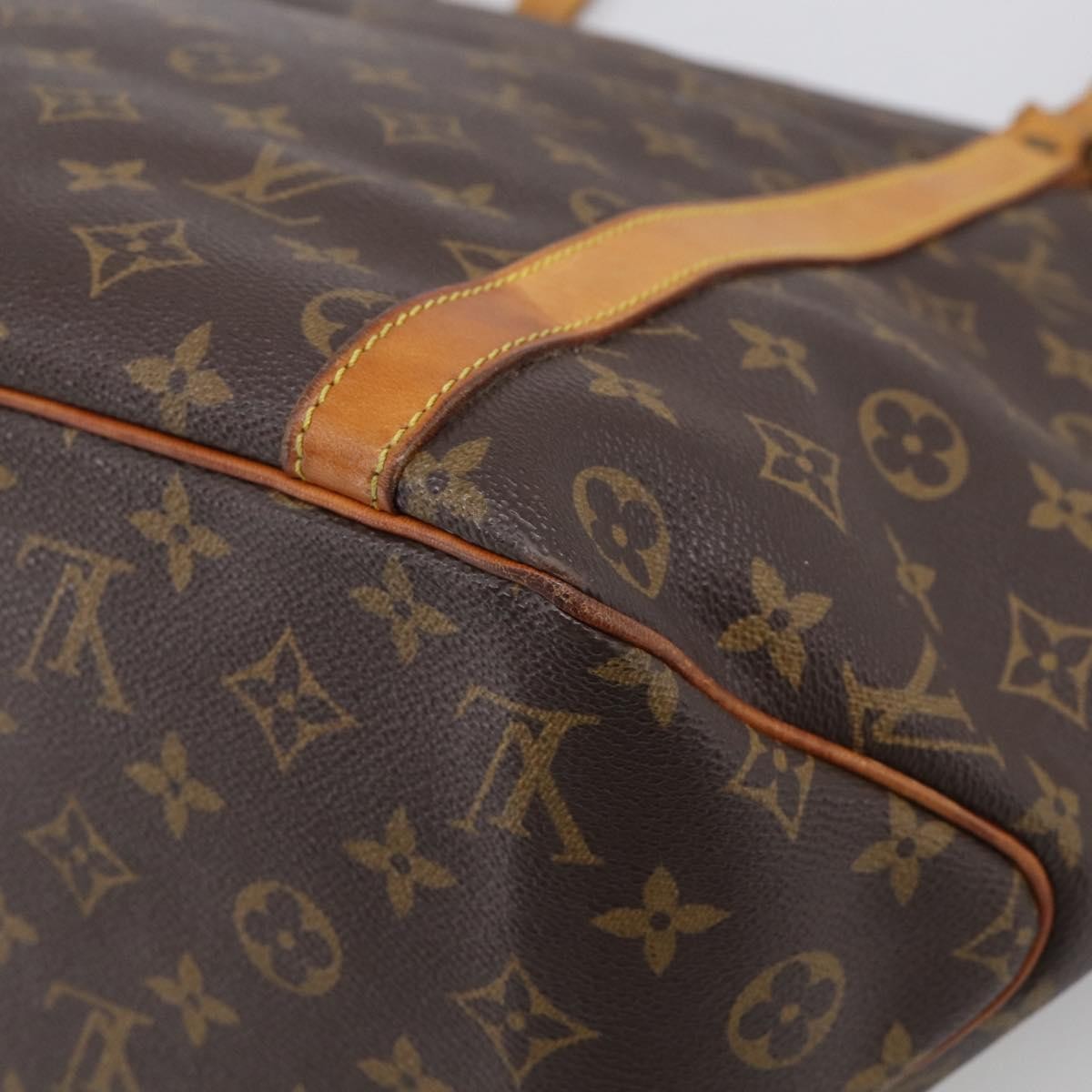 Louis Vuitton Shopping Sac Monogram Canvas Multicolour Canvas Handbag (Pre-Owned)