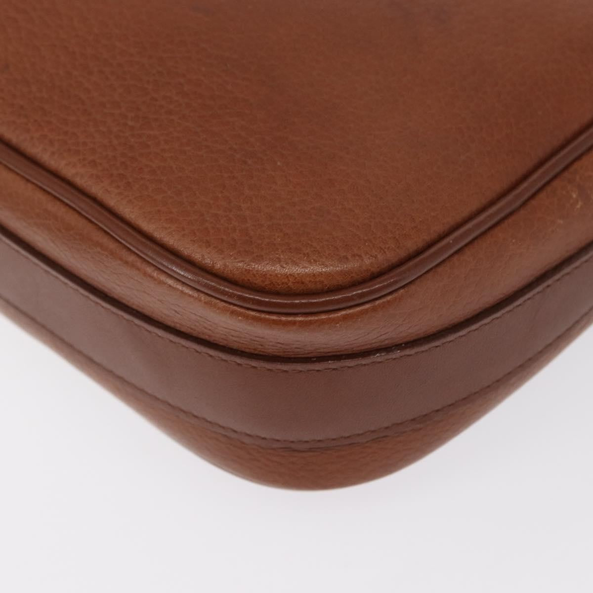 Burberry Vintage Leather Brown Leather Shoulder Bag Bag (Pre-Owned)