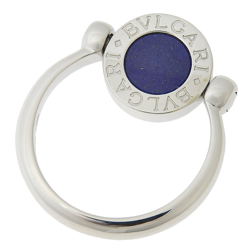 Bvlgari Bvlgari Bvlgari Flip 18K White Gold With Diamonds And Onyx Silver White_Gold Ring Jewelry (Pre-Owned)