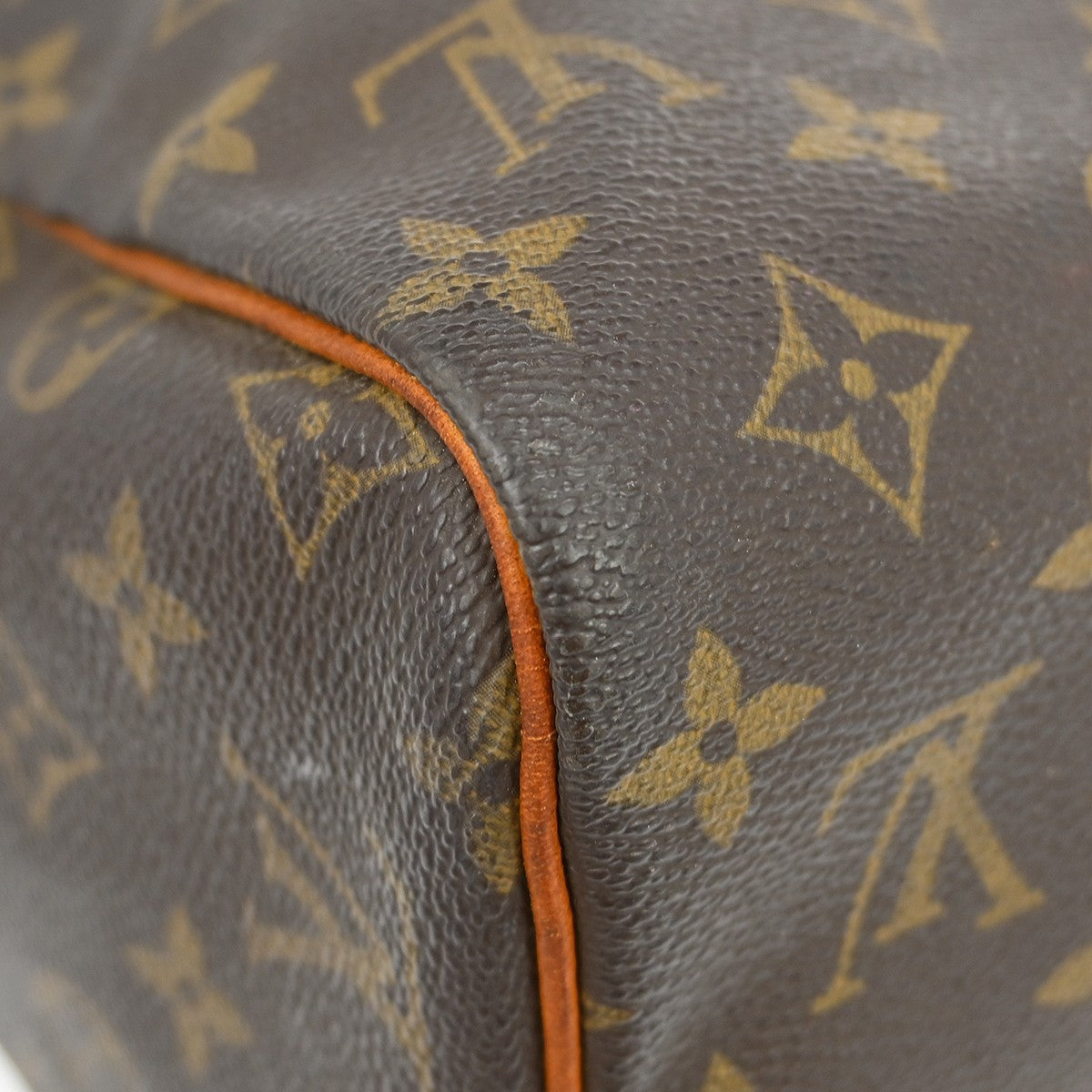 Louis Vuitton Speedy Monogram Brown Canvas Handbag (Pre-Owned)