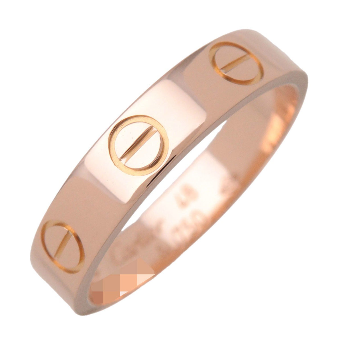 Cartier Love Band 18K Rose Gold Gold Rose_Gold Ring Jewelry (Pre-Owned)