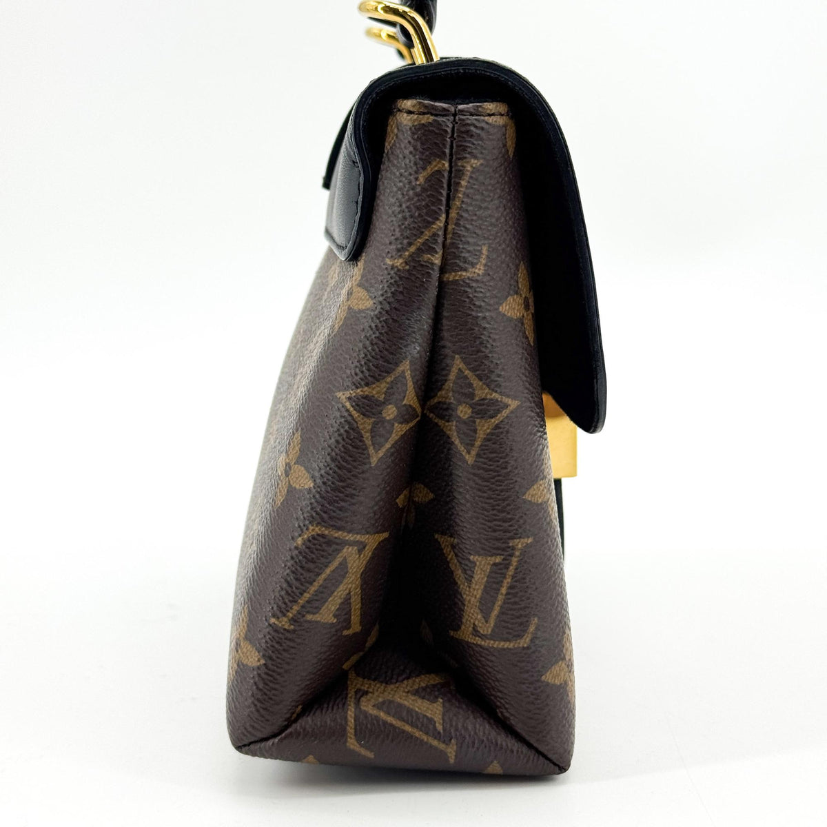 Louis Vuitton Locky Monogram Canvas With Leather Black Canvas Handbag (Pre-Owned)