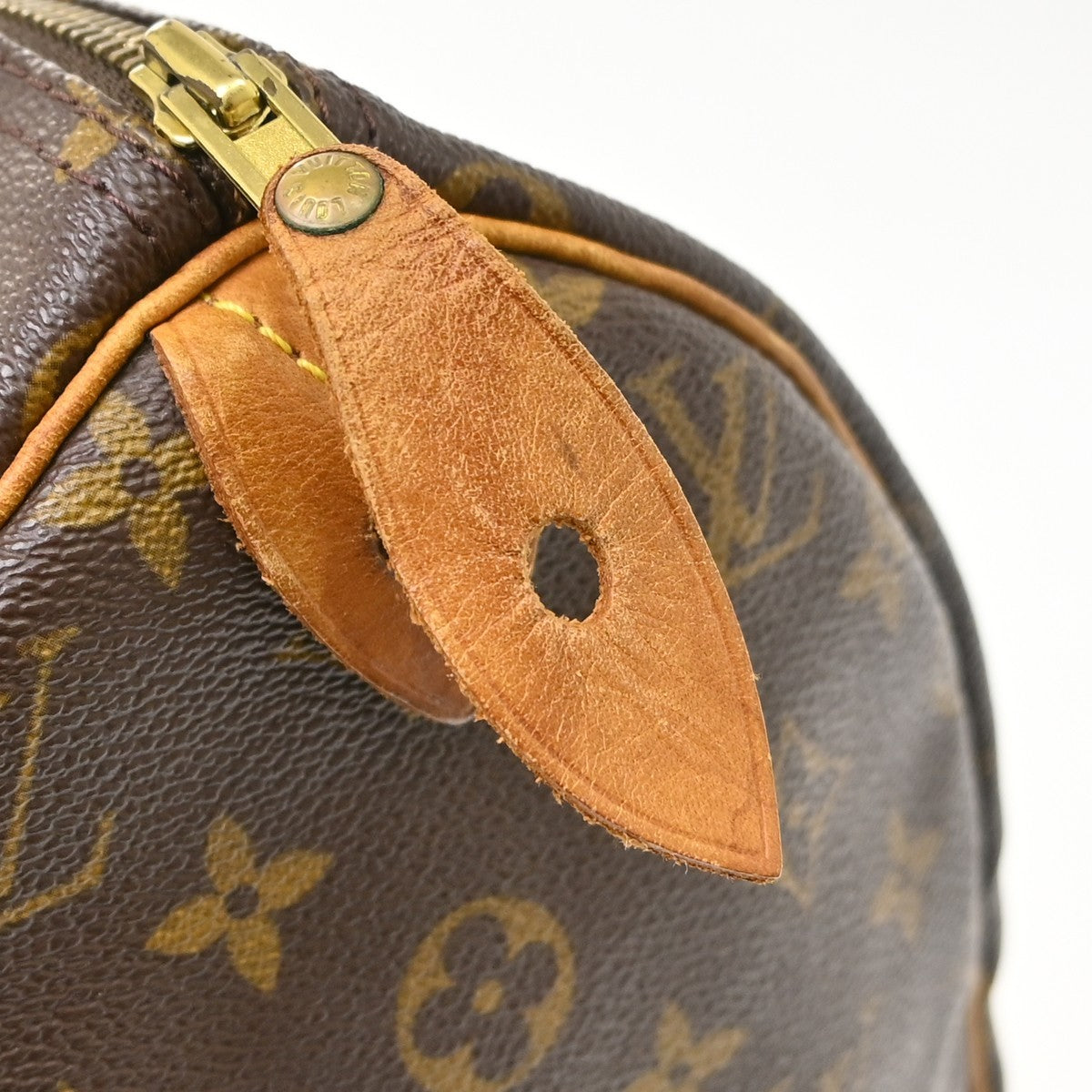 Louis Vuitton Speedy Monogram Brown Canvas Handbag (Pre-Owned)