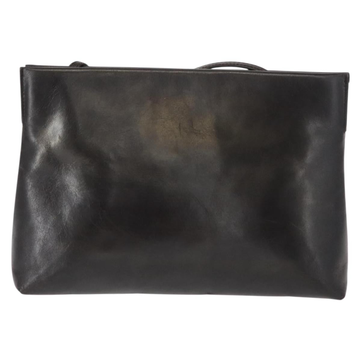 Salvatore Ferragamo Vala Leather Brown Leather Shoulder Bag Bag (Pre-Owned)