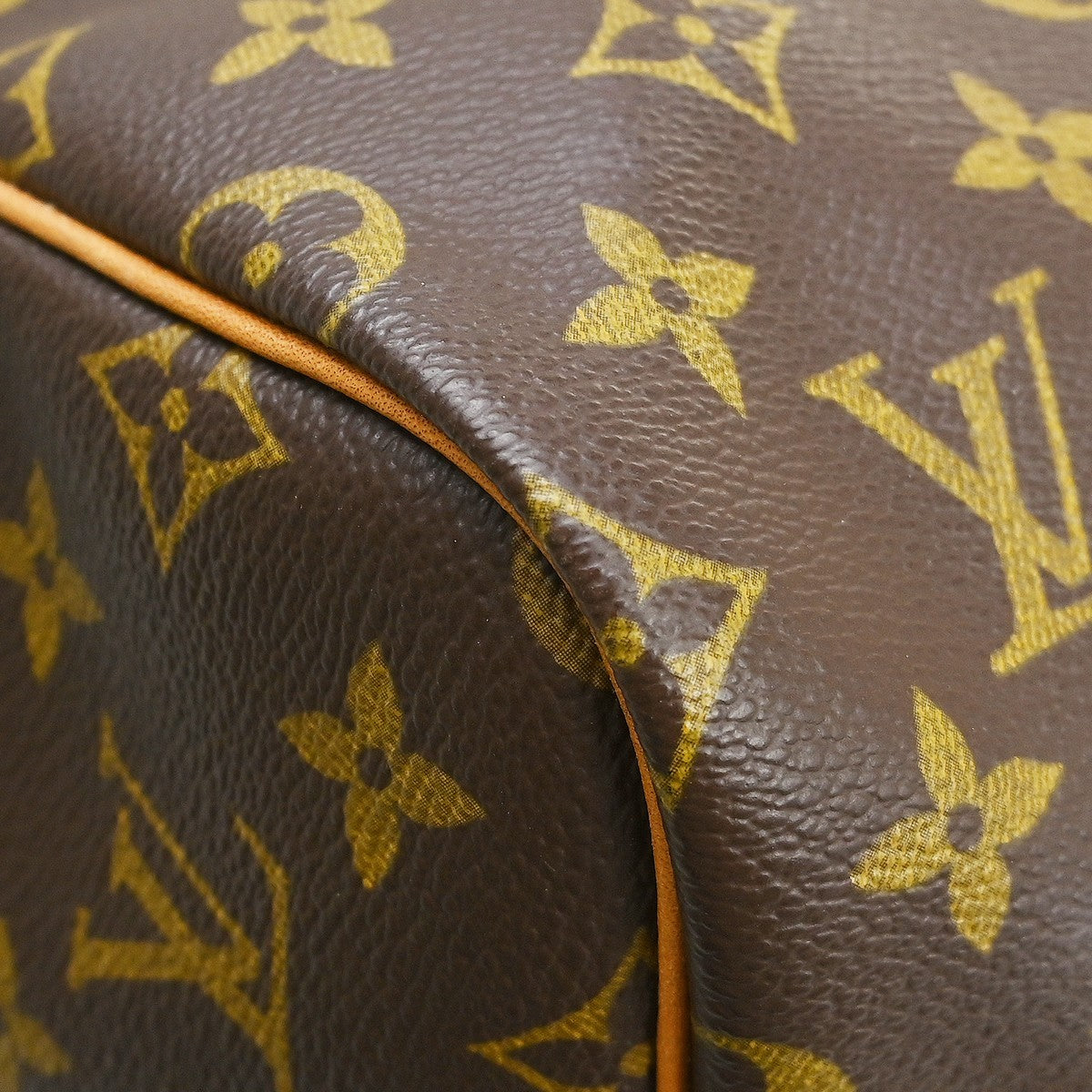 Louis Vuitton Keepall Monogram Canvas Brown Canvas Handbag (Pre-Owned)