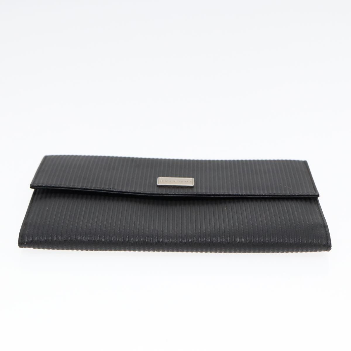 Bvlgari Clutch Pvc Leather Black Pvc Clutche & Pouche Bag (Pre-Owned)