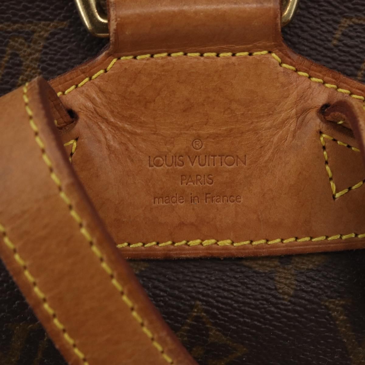 Louis Vuitton Vintage Montsouris Monogram Canvas Brown Canvas Backpack Bag (Pre-Owned)