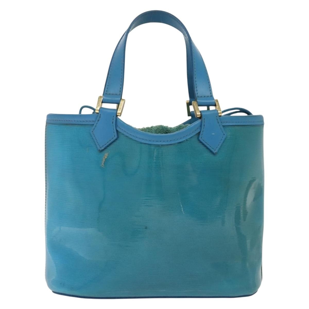 Louis Vuitton Plage Lagoon Bay Vinyl Epi Leather Blue Leather Bag (Pre-Owned)