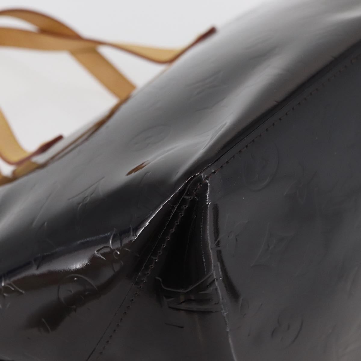 Louis Vuitton Bellevue Monogram Vernis Black Patent_Leather Tote Bag Bag (Pre-Owned)