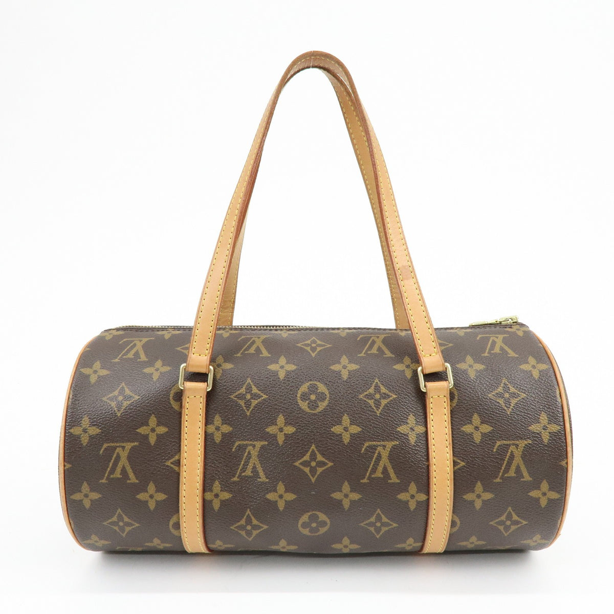Louis Vuitton Papillon Monogram Canvas Brown Canvas Handbag (Pre-Owned)