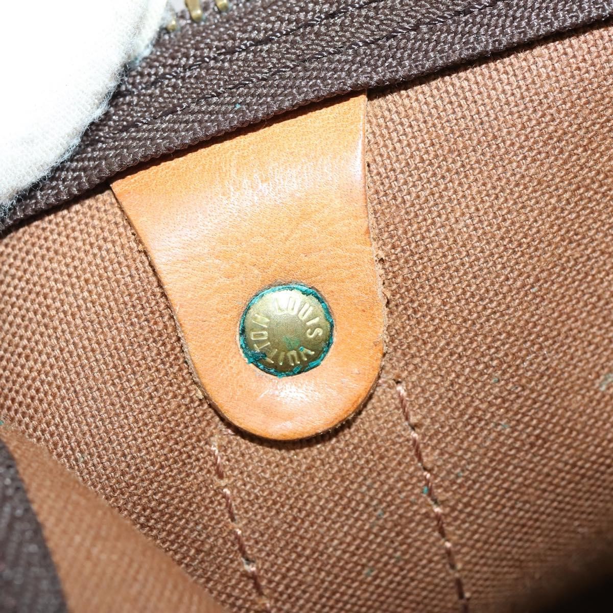 Louis Vuitton Keepall Monogram Canvas Brown Canvas Travel Bag Bag (Pre-Owned)
