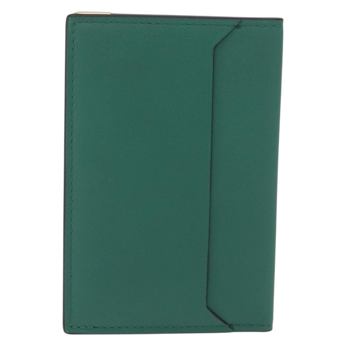 Cartier Coin Purse Must De Cartier Leather Green Leather Wallets Accessory (Pre-Owned)