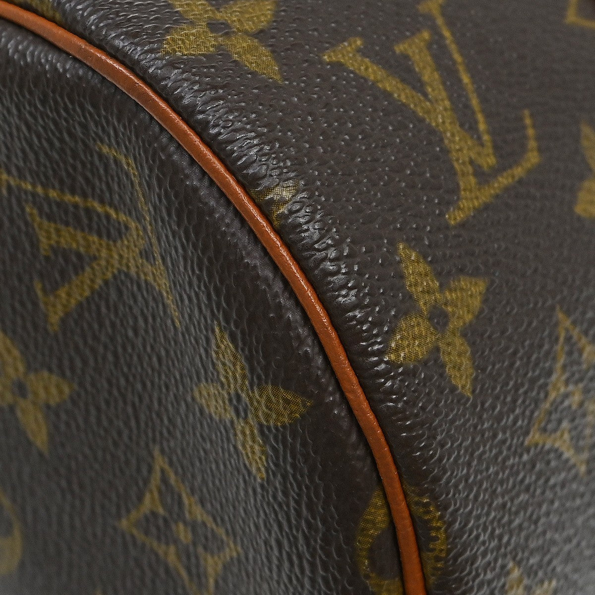 Louis Vuitton Papillon Monogram Canvas Brown Canvas Handbag (Pre-Owned)