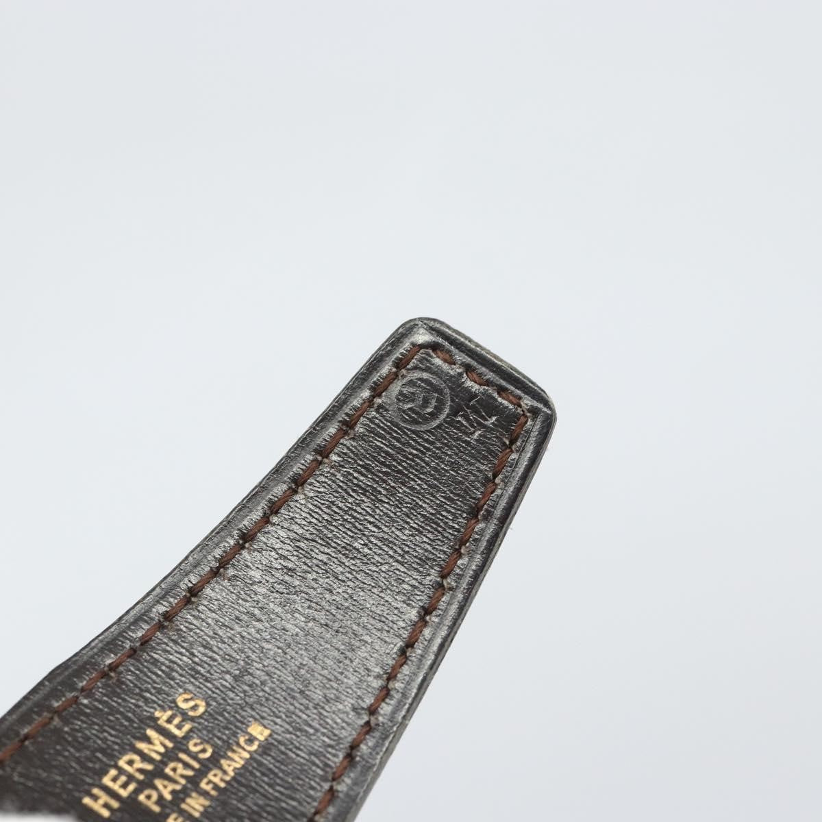 Hermes Buckle Belt Leather Black Leather Belts Accessory (Pre-Owned)
