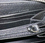 Gucci Unisex Black/Rainbow Supreme GG Leather Psychedelic Zip Around Wallet