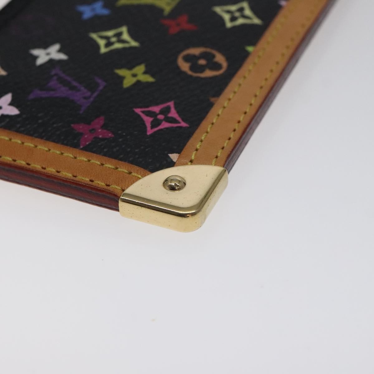 Louis Vuitton Pochette Clés Monogram Canvas Black Canvas Wallets Accessory (Pre-Owned)