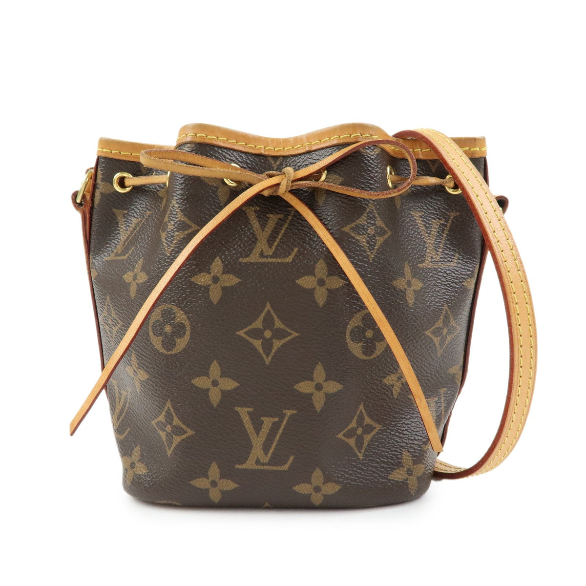 Louis Vuitton Noe Monogram Canvas Brown Canvas Shoulder Bag Bag (Pre-Owned)