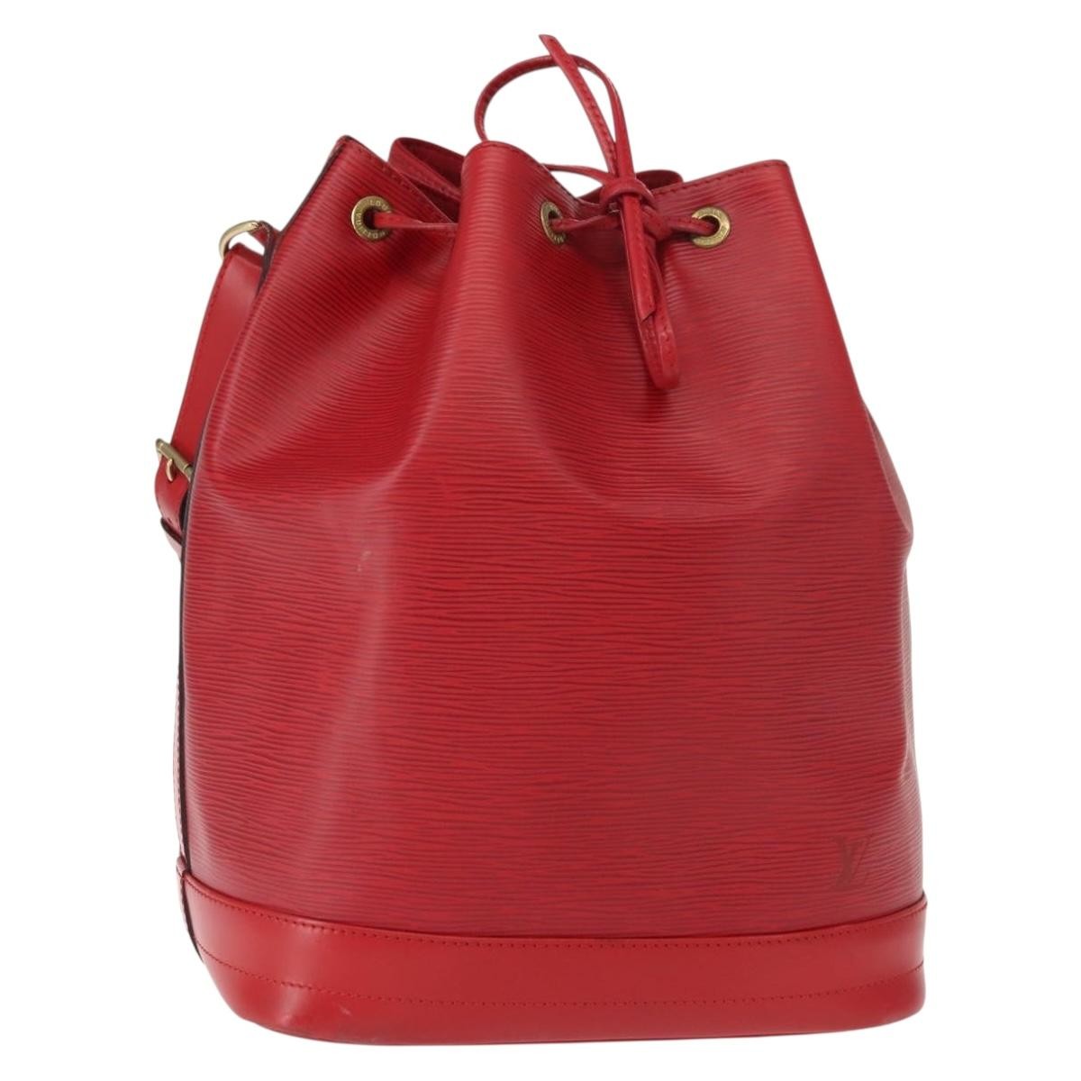 Louis Vuitton Noe Epi Leather Red Leather Shoulder Bag Bag (Pre-Owned)