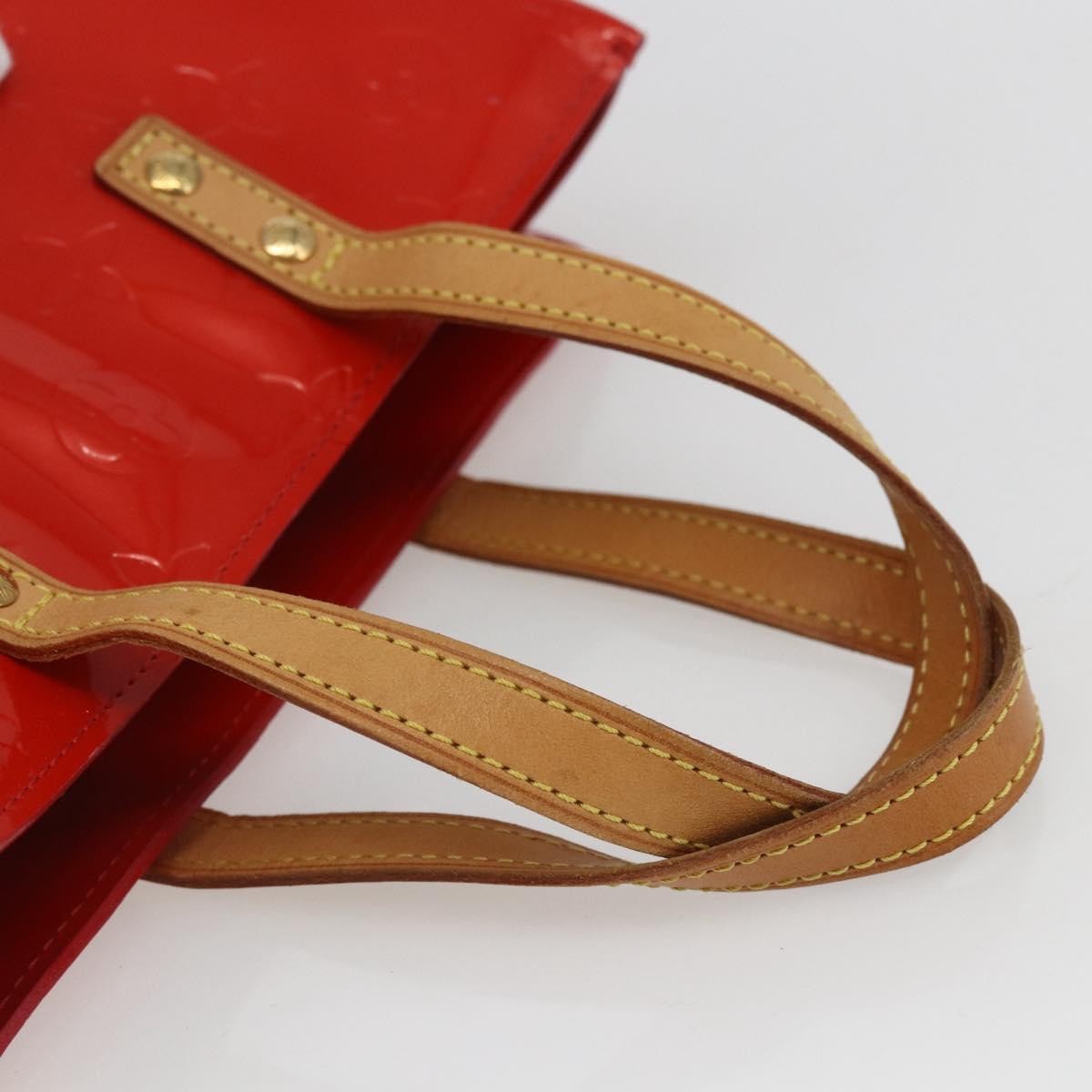 Louis Vuitton Reade Monogram Vernis Red Patent_Leather Handbag (Pre-Owned)