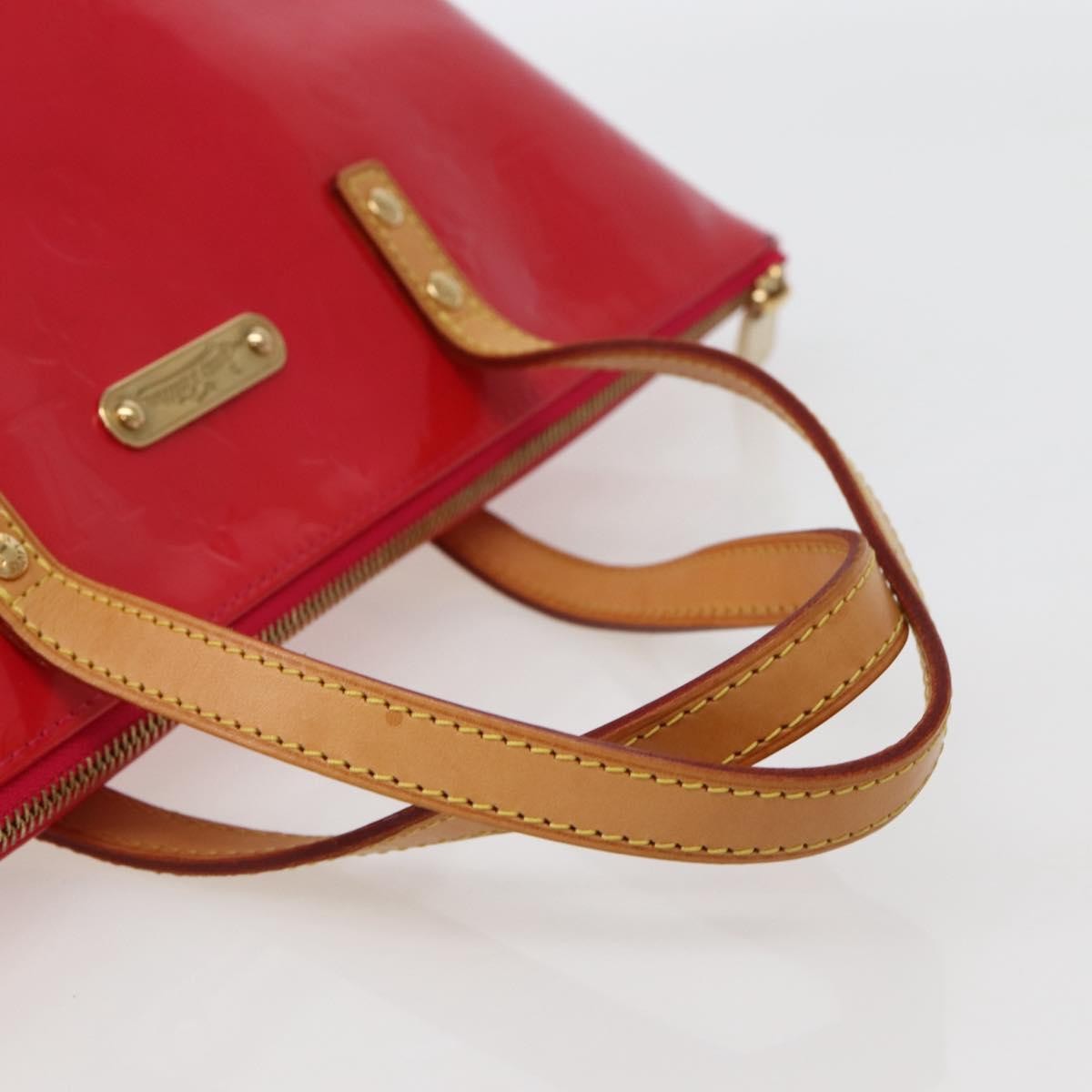 Louis Vuitton Bellevue Monogram Vernis Pink Patent_Leather Tote Bag Bag (Pre-Owned)