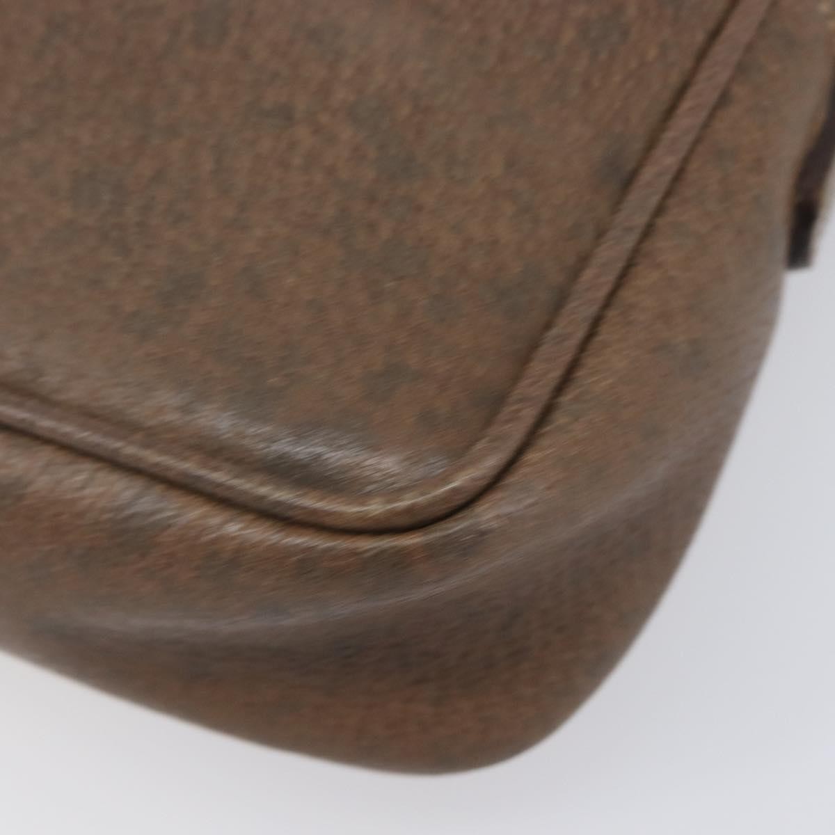 Gucci Shoulder Leather Brown Leather Shoulder Bag Bag (Pre-Owned)