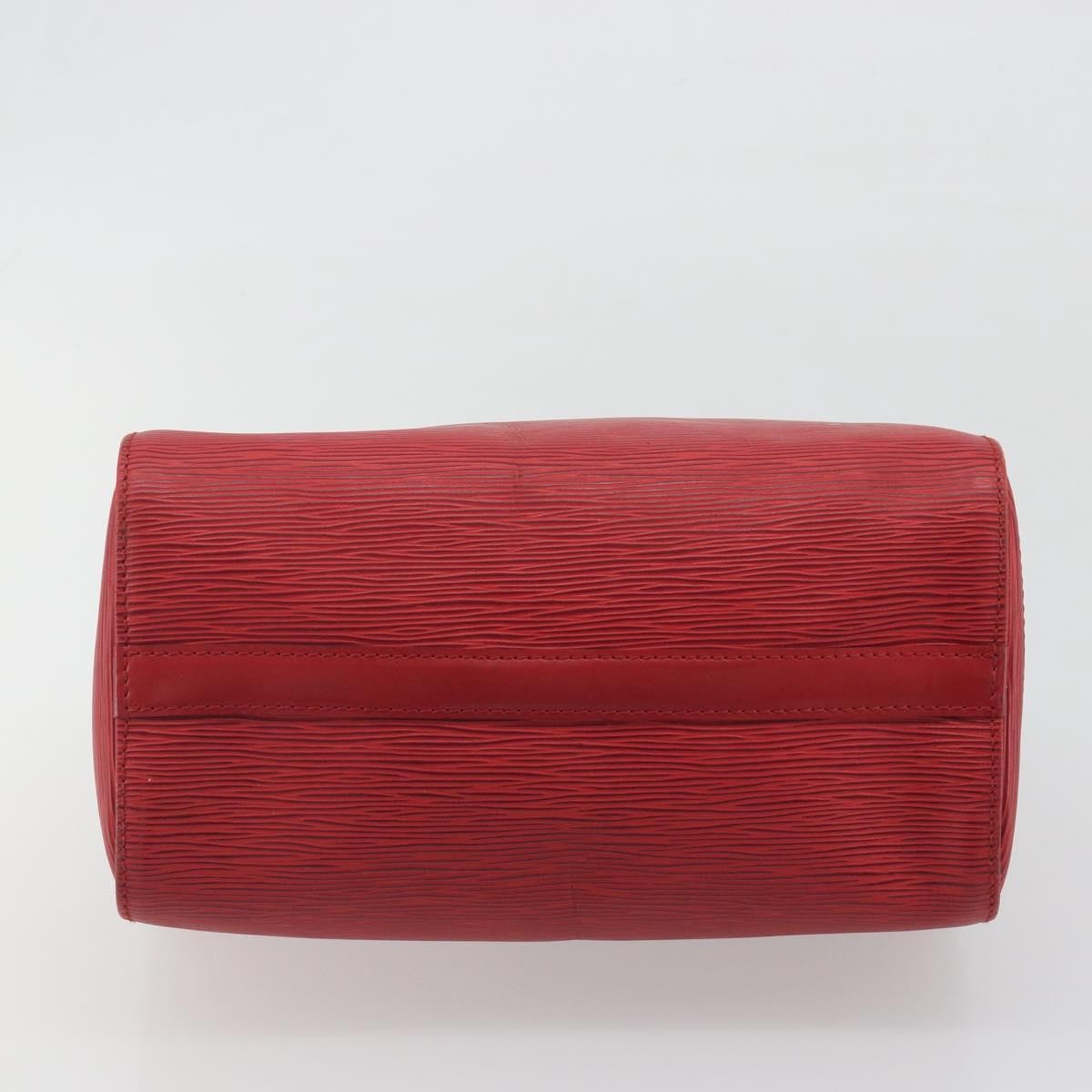 Louis Vuitton Speedy Epi Leather Red Leather Handbag (Pre-Owned)