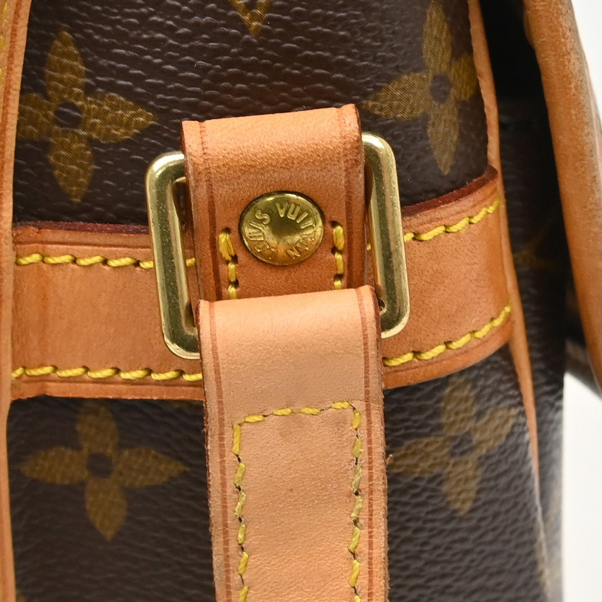 Louis Vuitton Sologne Monogram Canvas Brown Canvas Shoulder Bag Bag (Pre-Owned)