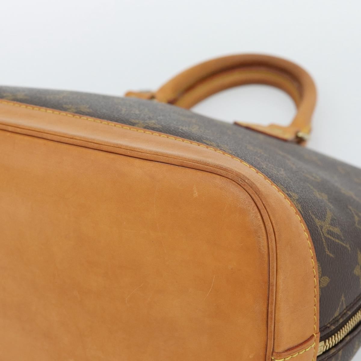 Louis Vuitton Alma Monogram Canvas Brown Canvas Handbag (Pre-Owned)