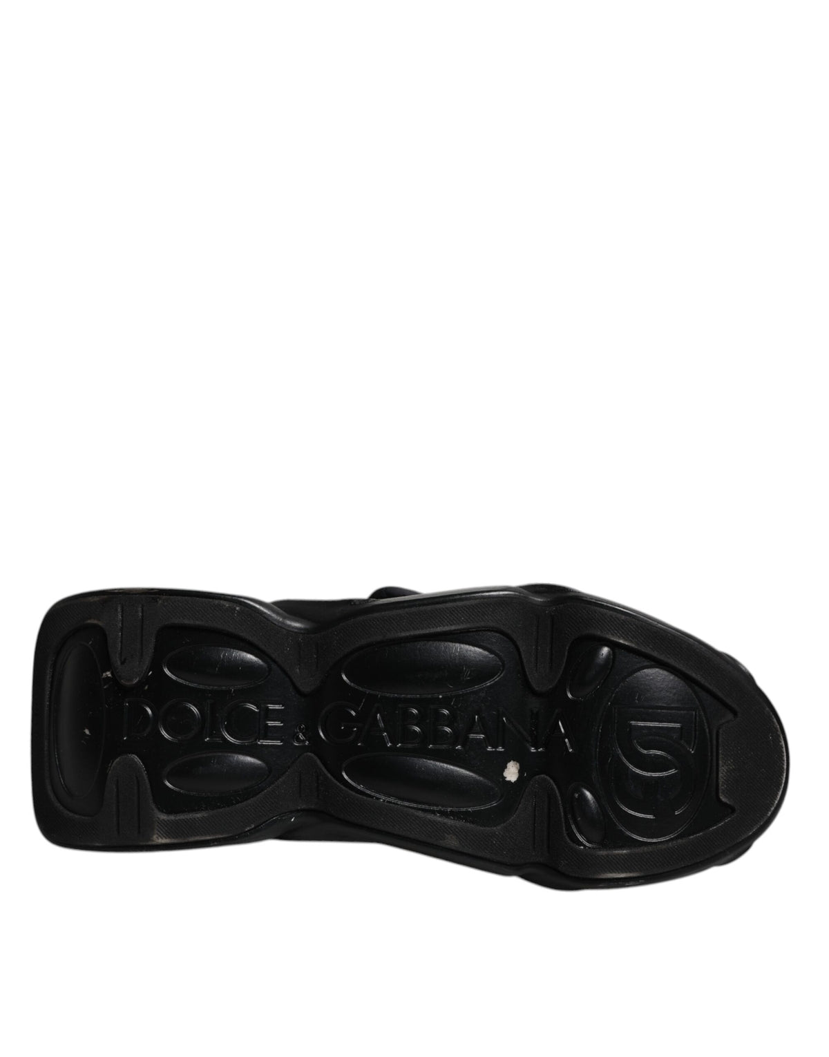 Dolce & Gabbana Black Slip On Wave Quilted Sneakers Men's Shoes (Pre-Owned)
