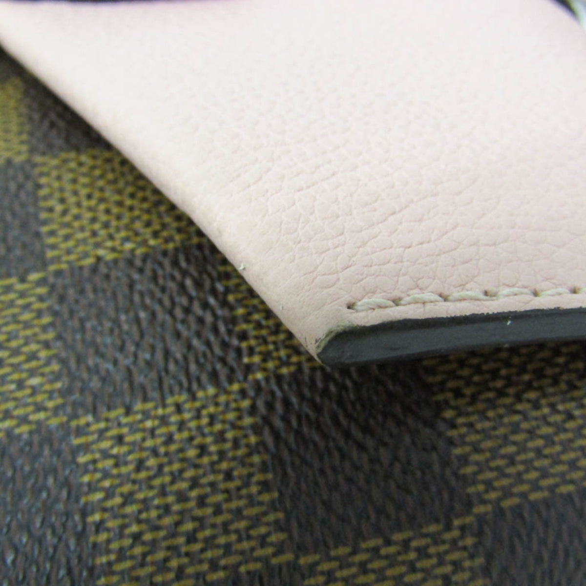 Louis Vuitton Clapton Damier And Leather Brown Canvas Backpack Bag (Pre-Owned)
