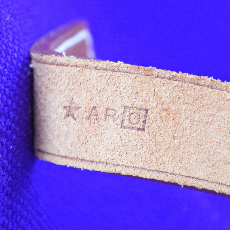 Hermès Étrivière Purple Canvas Handbag (Pre-Owned)