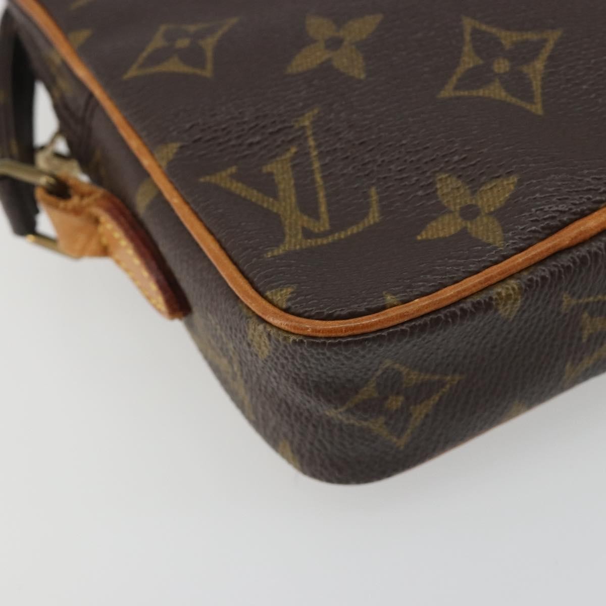 Louis Vuitton Danube Limited Edition Comic Trunk Printed Monogram Eclipse Canvas Brown Canvas Shoulder Bag Bag (Pre-Owned)