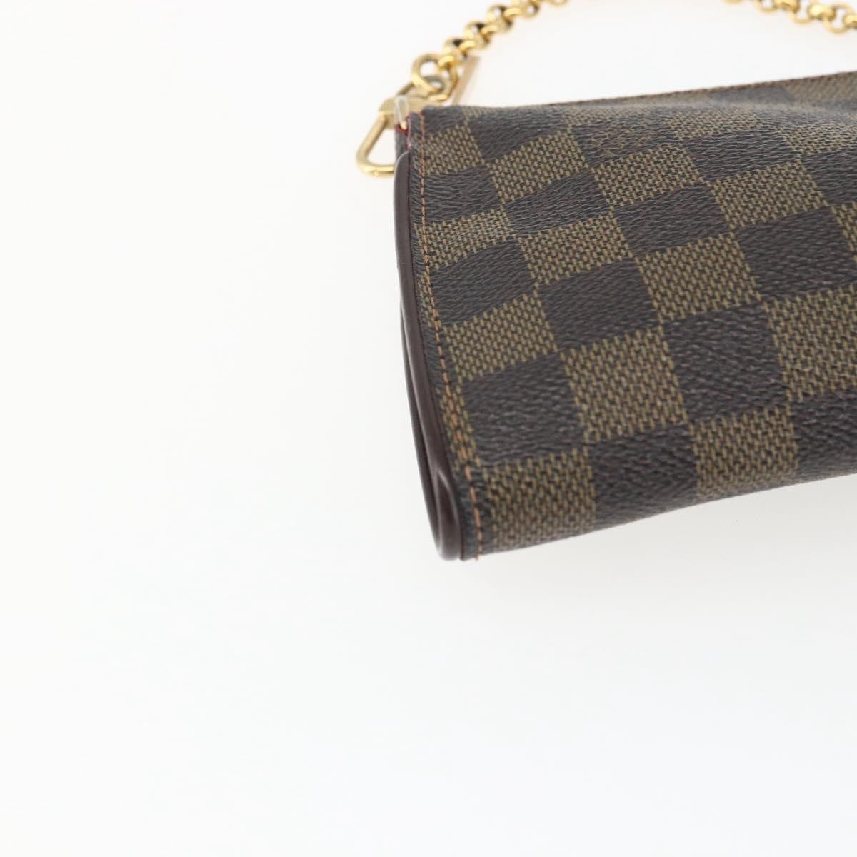 Louis Vuitton Sophie Damier Ebene Brown Canvas Clutche & Pouche Bag (Pre-Owned)