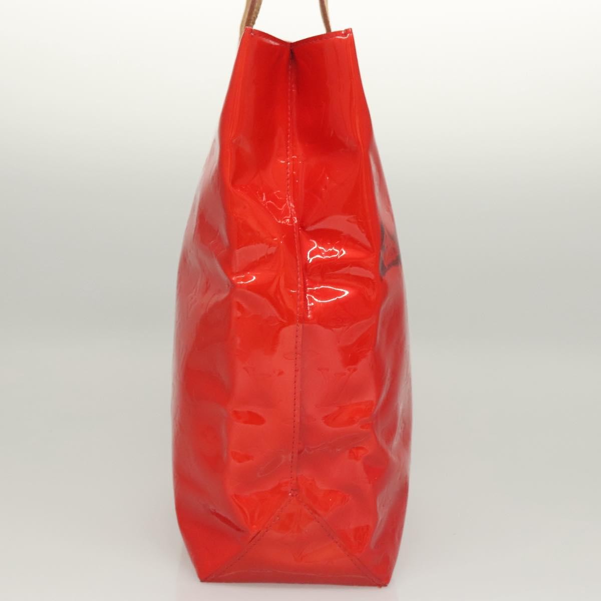 Louis Vuitton Reade Monogram Vernis Red Patent_Leather Handbag (Pre-Owned)