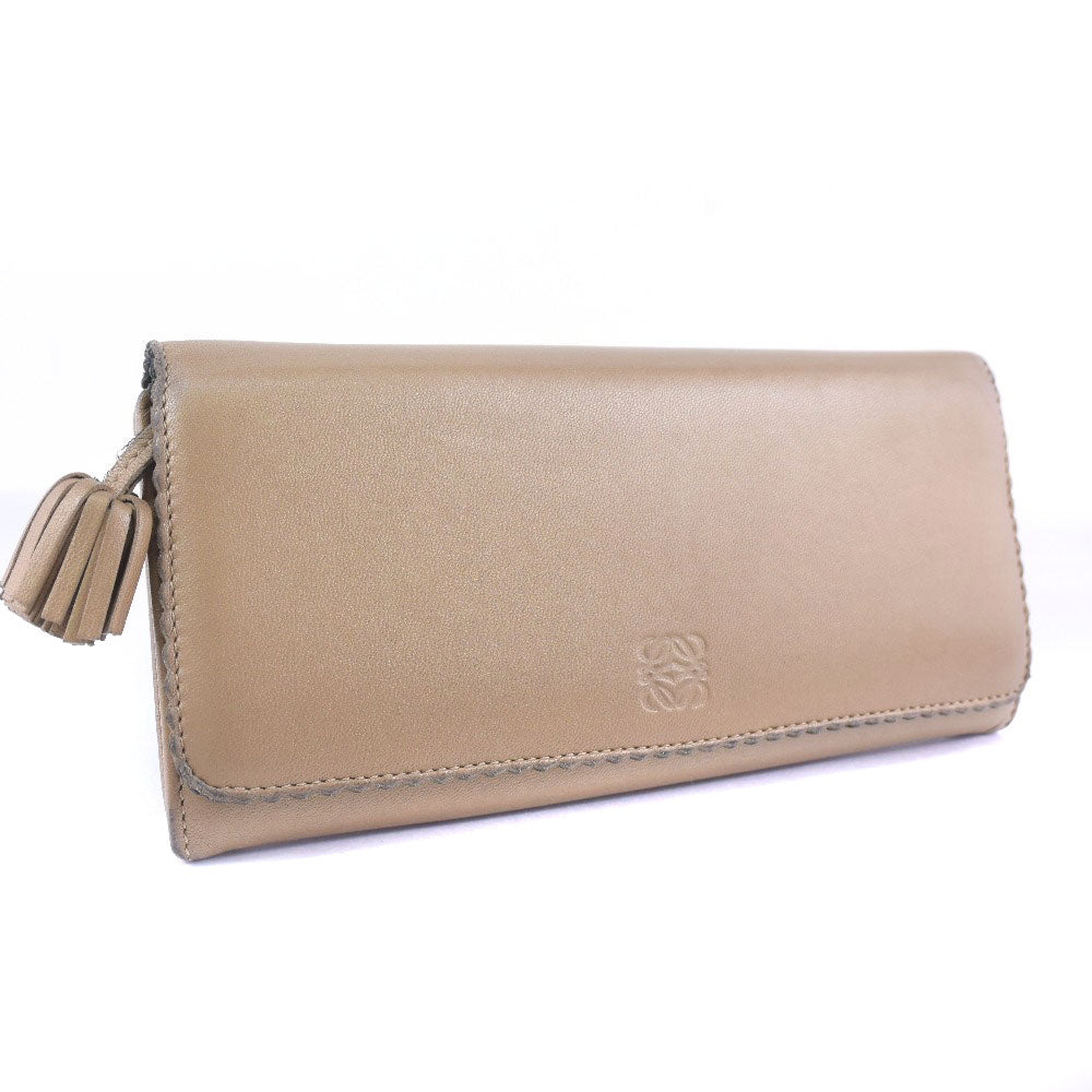 Loewe Brown Leather Wallet  (Pre-Owned)