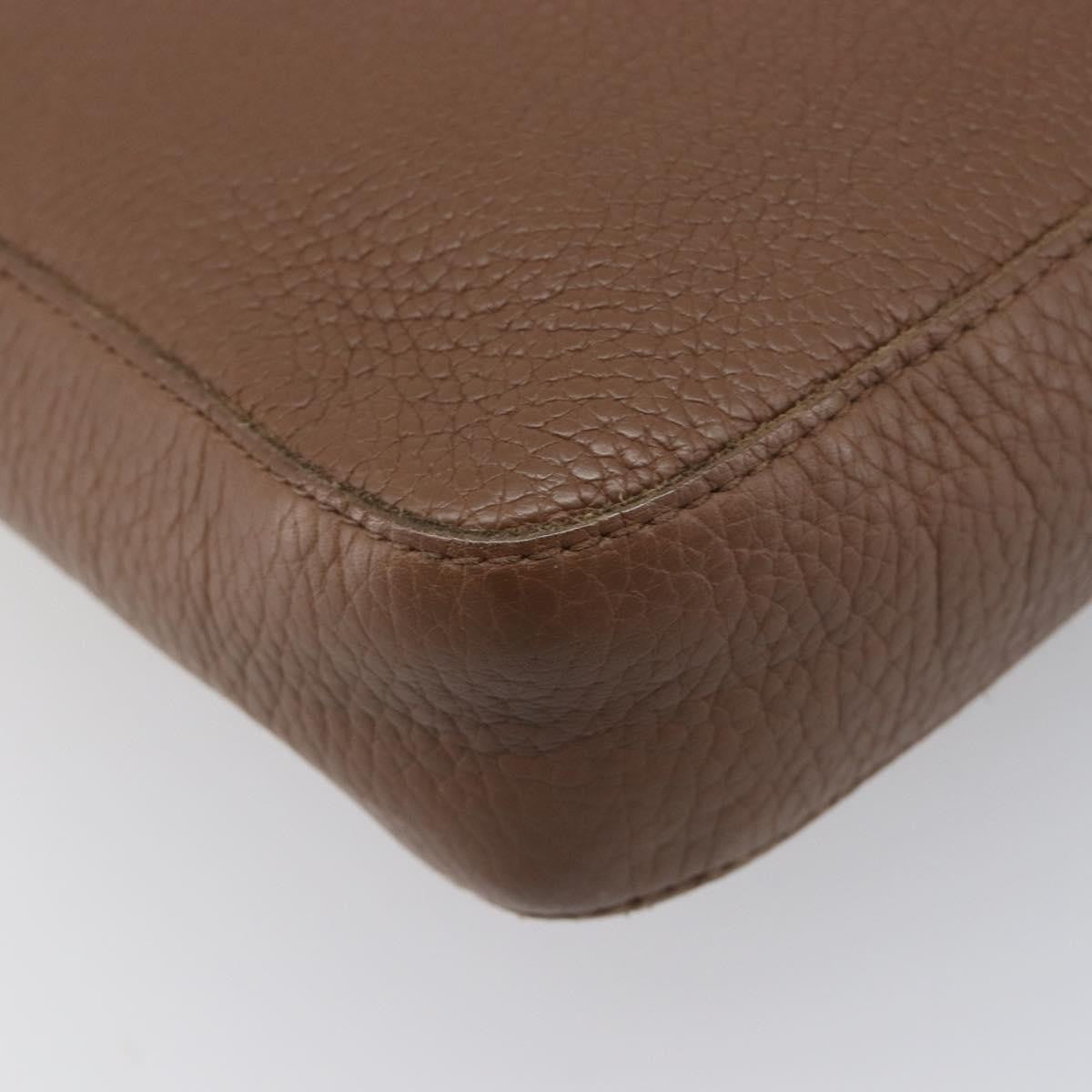 Bottega Veneta Shoulder Leather Brown Leather Shoulder Bag Bag (Pre-Owned)