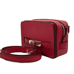 New Alexander McQueen Women's Myth Red Leather Crossbody Bag